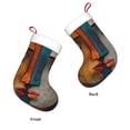 thumbnail image 3 of Honeii Abstract Colorful Duality for Christmas Stocking,Large Xmas Stocking,Holiday and Family Stocking for Fireplace Christmas Holiday Party Decoration, 3 of 7