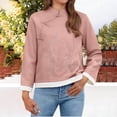 thumbnail image 2 of Vinsonshop Embroidered Cotton Linen Tops Elegant Long Sleeve Blouse Linen Clothes for Women Summer Clothes Retro Chinese Frog Button Camisas Para Mujer Womens Summer Clothes (M-4XL), 2 of 9