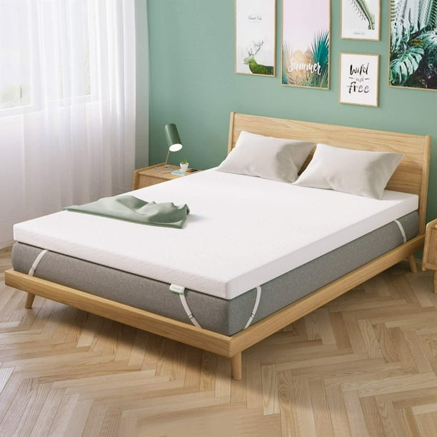 Novilla 4inch King Size Mattress Topper Walmart Com Walmart Com