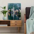 thumbnail image 5 of Hallstatt Austria Village Lake Reflection Canvas Print, Suitable for Living Room, Bedroom, Office, Study Decor, 5 of 8