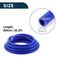thumbnail image 5 of Unique Bargains Silicone Vacuum Tubing Hose Automotive Vacuum Line 26.2Ft 1/2" 13mm ID 3mm Thickness 1 Pc High Temperature 130PSI Max Pressure for Air and Water, 5 of 6