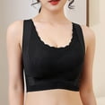 thumbnail image 2 of IROINNID Sports Bras for Women Yoga Bra Fashion Sexy Side Buckle Yoga Underwear Waistcoat Traceless Together Everyday Bras,Black, 2 of 5