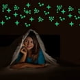 thumbnail image 3 of 5 Hojas de Pegatinas de Estrellas que Brillan en la Oscuridad, Brillantes y Duraderas, Pegatinas Resplandecientes para Techo y Pared, Estrellas que Brillan en la Oscuridad para Techo, Fantásticas, 3 of 5