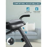 maxkare folding magnetic upright exercise bike