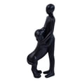 thumbnail image 2 of Estatua de resina de hombre y perro, decoración sincera para el hogar, significativa para la sala de estar y Negro, 2 of 9