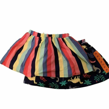 

Carters Baby Girls Skorts 2 Piece Set Dinosaurs/Stripes 18 months