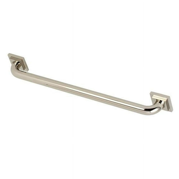 24 in. Claremont Grab Bar, Polished Nickel