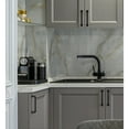thumbnail image 2 of Industrialist RBP22091MB Cabinet Industrial Pipe Pull for Kitchen, 128 mm, Matte Black, 2 of 7