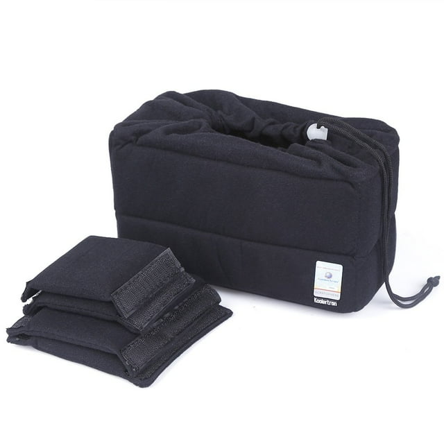 Koolertron - Bolsa para fotos de cámara a prueba de golpes para cámara SLR SLR TLR, funda acolchada con partición
