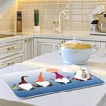 thumbnail image 5 of FREEAMG Christmas Xmas Happy Gnome Dish Drying Mat New Year Microfiber Absorbent Drying Pad Heat Resistant Kitchen Island Protector Fun Winter Gift 18"× 24", 5 of 6
