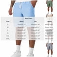 thumbnail image 4 of IhhxPro Big and Tall Men's Linen Athletic Shorts Cargo Men with Elastic Waist Quick Dry Multi Pocket Outdoor Casual Summer Loose Fit Lightweight Travel Hiking S-3XL, 4 of 8