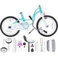 thumbnail image 5 of RoyalBaby Vélo pour Enfants Princesse Fille 14 Pouces avec Roues Stabilisatrices, Cygne/bleu Lac, 5 of 5
