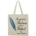 thumbnail image 3 of Inktastic Shakespeare Hamlet Madness Tote Bag, 3 of 5
