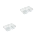 thumbnail image 2 of Injueey Fiambrera no tóxica de 20 piezas: uniones a presión y conservan la frescura Almacenamiento de alimentos Caja de almacenamiento Transparente 800ml 20 piezas con tapa 2Conjunto, 2 of 6