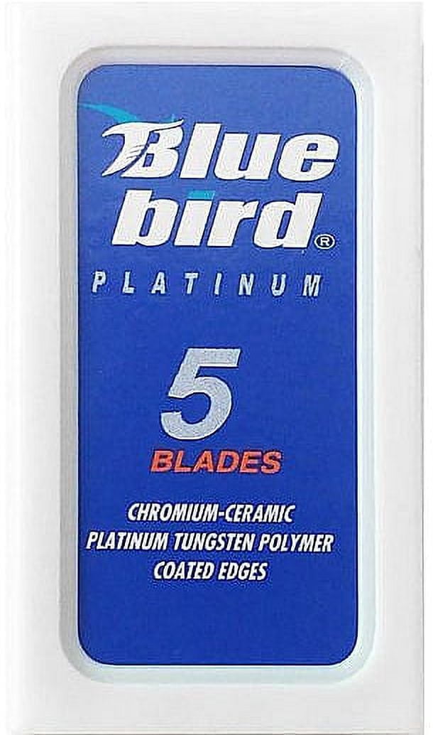 100 Blue Bird Double Edge Safety Razor Shaving Blades Bluebird Classic Vintage Bluebird