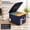 Blue, variant on Fireproof File Cabinet with Lock, Portable Fire-Resistant Document Organizer, Collapsible Filing Box with Handle for Letter & Legal Documents