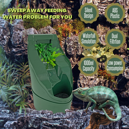Reptile Chameleon Cantina Drinking Fountain Water dripper