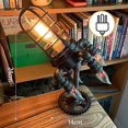 thumbnail image 4 of Lampe Fusée Industrielle Rétro Steampunk pour Table de Maison Bureau Décor_le Cadeau Ultime, 4 of 4