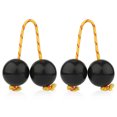 thumbnail image 2 of ZheElen 2 Pcs/ensemble Instrument de Musique Traditionnel Africain Balle Rythmique Percussion à Main en Rythmes Africains : pour Concert Aslatua, 2 of 6
