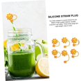thumbnail image 2 of Straw Dust Cap 6pcs Silicone Stoppers Travel Decor Cocktail Straws Straw Tips Cover For Reusable Straws Straw Tips Cover, 2 of 5