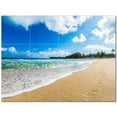 thumbnail image 1 of Beach Ocean Ceramic Tile Mural Kitchen Backsplash Bathroom Shower 400091-L43, 1 of 3