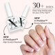 thumbnail image 4 of Press On Nails SXC Cosmetics French Tip Skin Tone Nude XS, 4 of 9