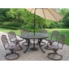 Stone Art 9-Pc Aluminum Outdoor Dining Set