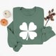 thumbnail image 4 of Ounisa St. Patrick's Day Sweatshirt for Women Clover Graphic T Shirts Patty's Day Long Sleeve Tee Tops Pullover, 4 of 6