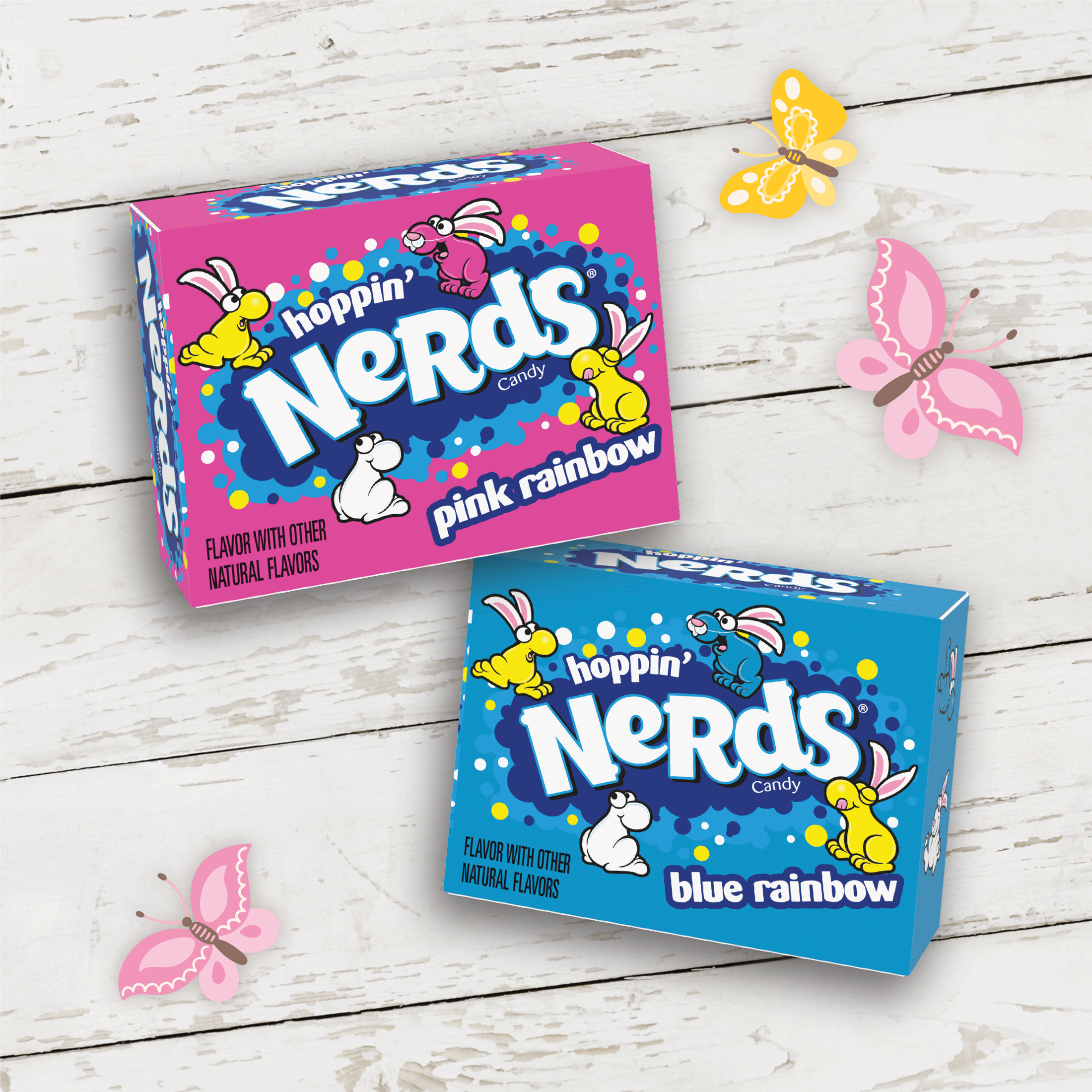 Nerds Rainbow Hoppin' Easter Fruit Flavored Candy Mini Boxes, 6.15 oz - image 2 of 7