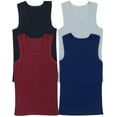 thumbnail image 3 of ToBeInStyle Boy's Pack of 4 Tank Tops - Ribbed Essentials - Size 16, 3 of 7