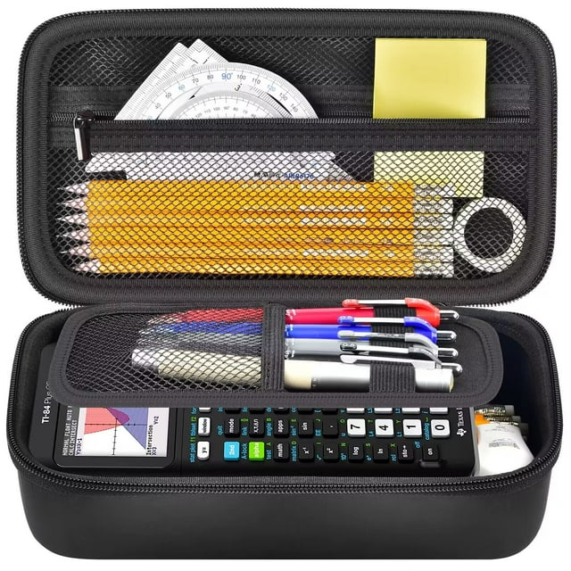 Estuche para lápices ANKHOH, bolsa para bolígrafos de gran capacidad, color negro