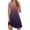 Purple, variant on Qiopertar Women's Casual Ombre Print Sleeveless Halter Tie Dress Round Neck Tank Dress Summer Beach Vacation Party Fashion, Purple XL