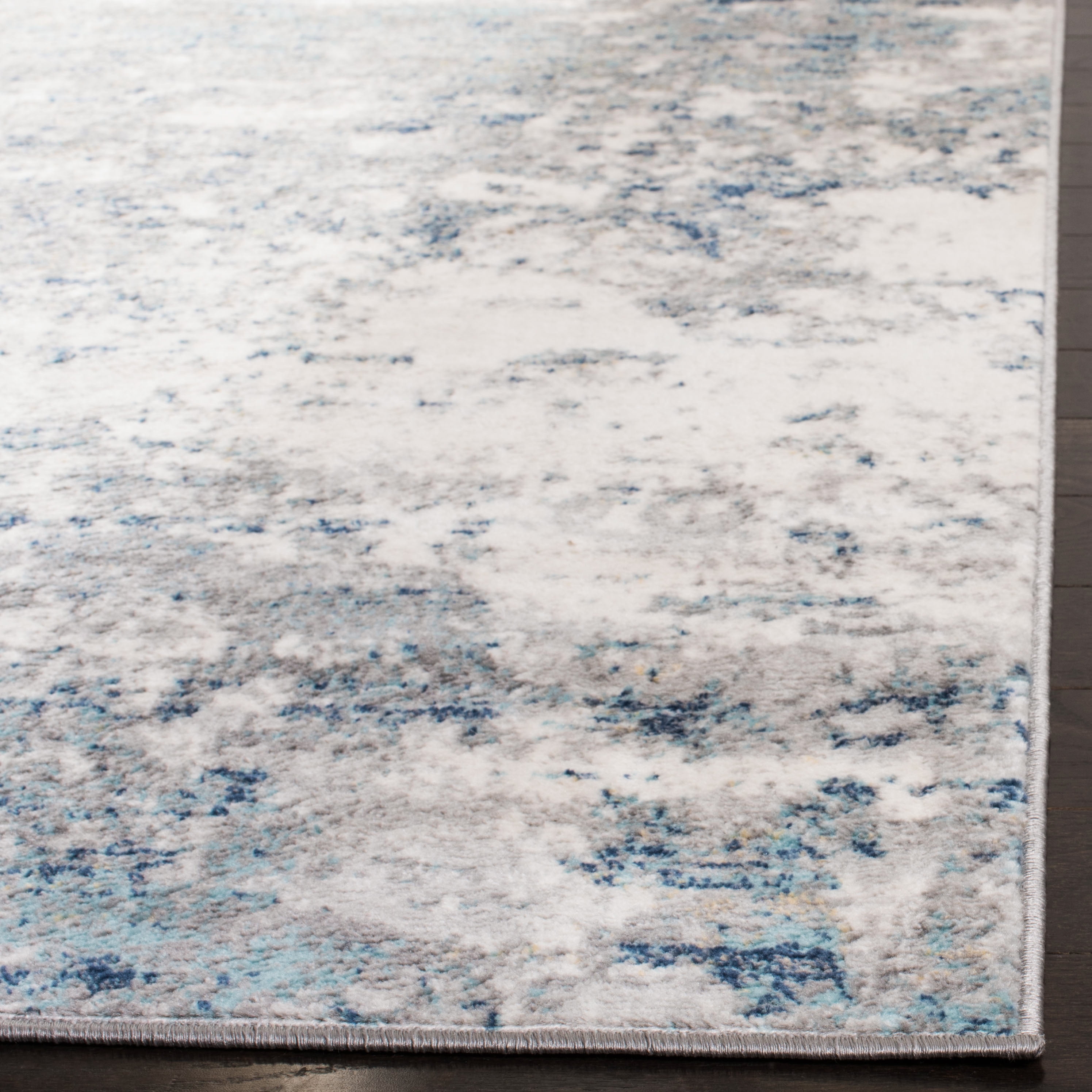 Safavieh Brentwood Ainslee Abstract Area Rug, Light Gray/Blue, 6' x 8'
