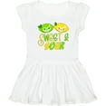 thumbnail image 3 of Inktastic Sweet and Sour Cute Smiling Lime and Lemon Girls Toddler Dress, 3 of 5