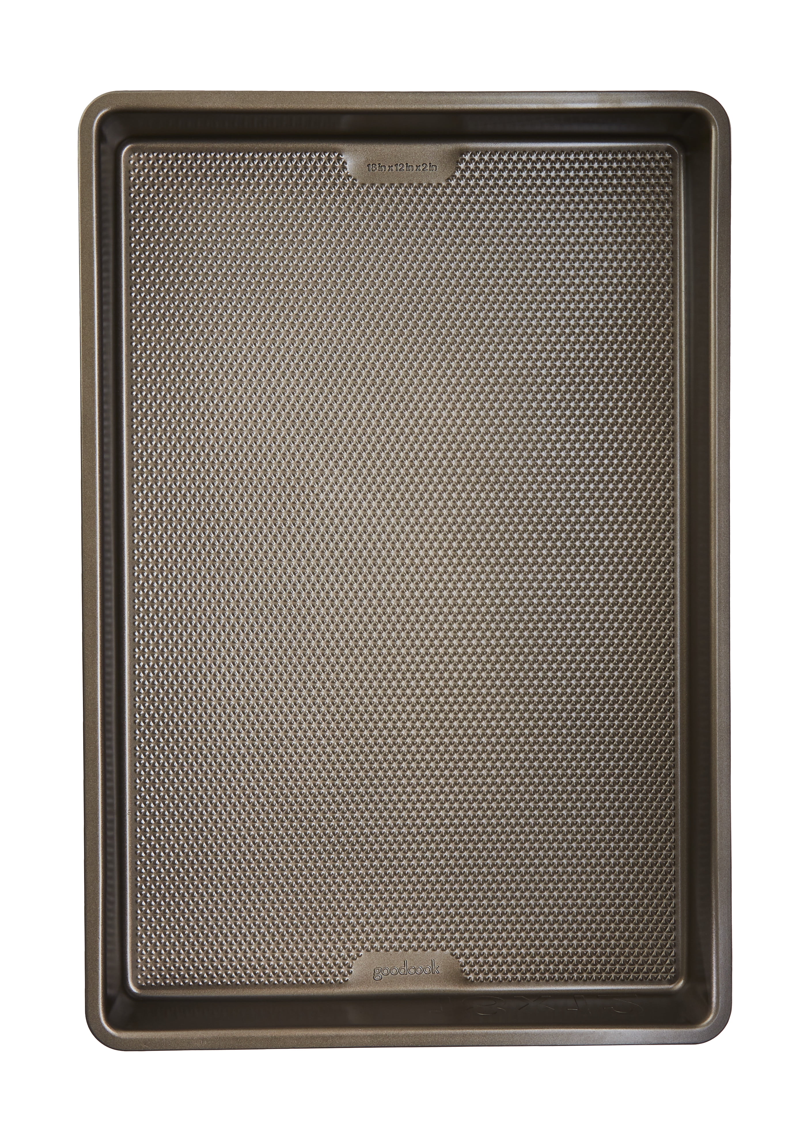 GoodCook 12 x 18 x 2 Inch Diamond Infused Nonstick Textured Bakeware Cake Pan