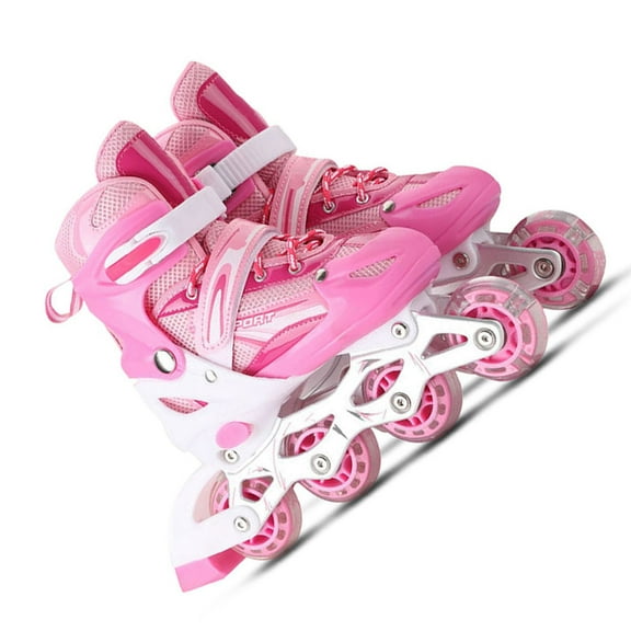 Skates Adjustable Illuminating Inline Skates With Light Up Wheels For Kids And Adults For Girls And Boys Men And Women
