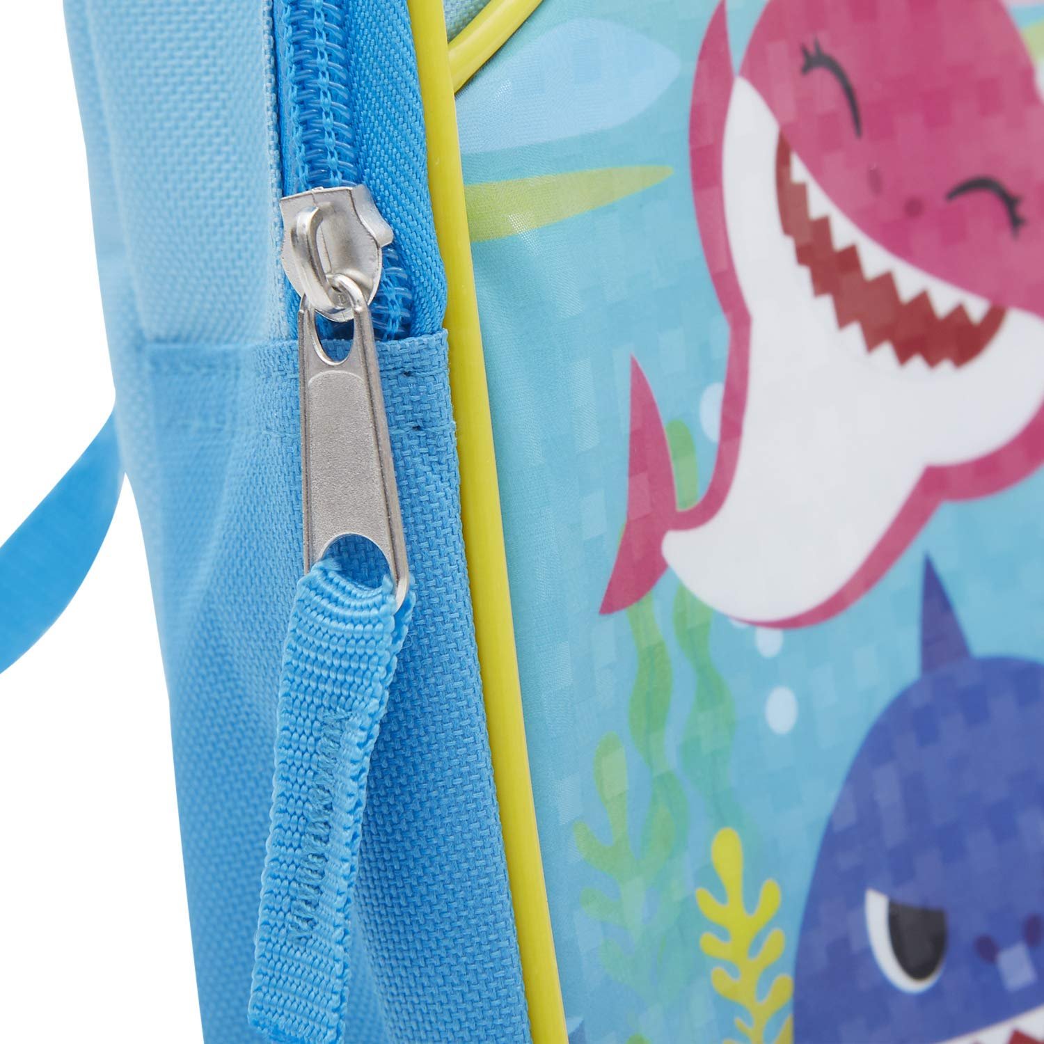 Baby Shark Backpack Combo Set - Baby Shark 3 Piece Mini Backpack Set - Backpack, Water Bottle and Carabina Baby Shark - image 2 of 4