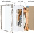 thumbnail image 2 of Vittanly 11x17 Picture Frame, Engineered Wood with Shatter Resistant Plexiglass, Display Pictures 8x12 with Mat or 11x17 without Mat, Photo Frame for Wall Mounting, Distressed White, 1 Pack, 2 of 6