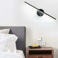 thumbnail image 5 of Lámpara de espejo LED regulable con interruptor, lámpara de pared para baño giratoria 300°, LED de 8W y 4000K., 5 of 5