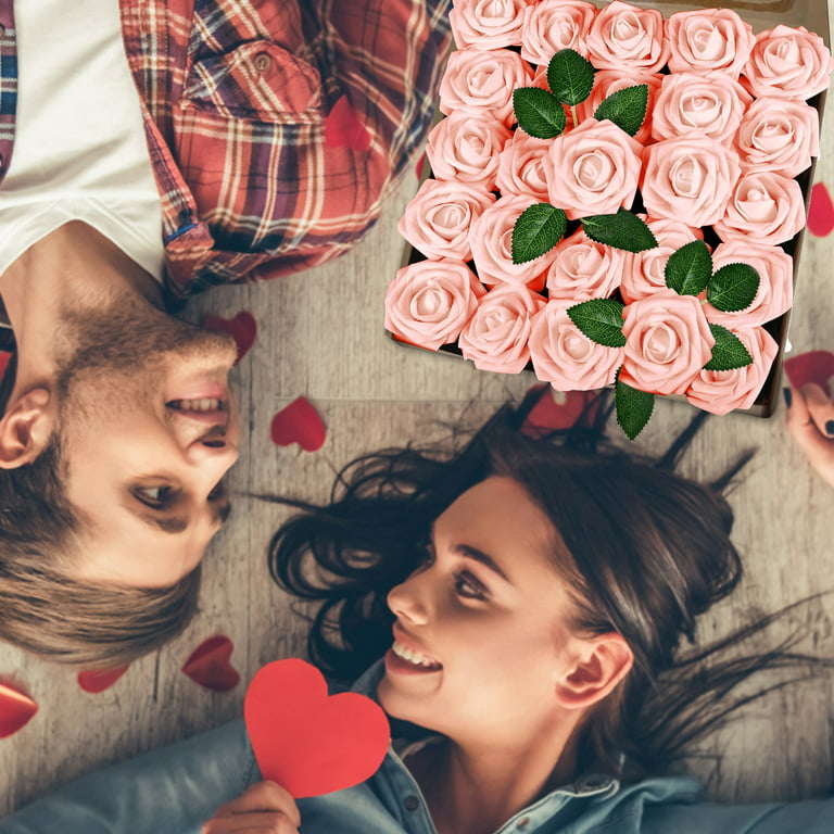 PMUYBHF Valentines Day Gifts 2024 Rose Soap Flower Gift Box