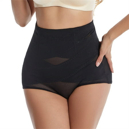 YDDIAN Tummy Control Shapewear Panties for Women High Waisted Body Shaper Underwear Seamless Shapewear Panty Girdle Black S