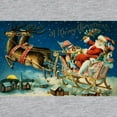 thumbnail image 3 of CafePress - Vintage Santa Sleigh Long Sleeve T Shirt - Womens Baseball Tee, 3 of 4