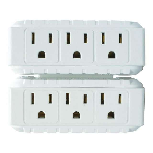 Multicontacto Rotativo 6 Tomas Bticino Blanco
