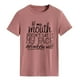 thumbnail image 1 of Camiseta holgada de gran tamaño para mujer con divertidos estampados navideños, mangas cortas, talla XL, encanto de verano en oro rosa, 1 of 4