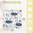 thumbnail image 3 of GZHJMY Baby Gauze Towels for Kids Soft Handkerchief Newborn 100% Cotton Swan Lightsteelblue Absorbent 12x12 Inch 3 Pack, 3 of 7