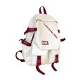 thumbnail image 1 of Mujer Mochila Nylon Casual Mochilas Escolares Contraste de Color para Deporte al Aire Libre (Rojo) Likrtyny Para Estrenar, 1 of 9