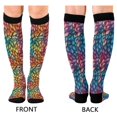 thumbnail image 4 of FORMRS Womens Knee High Socks Casual Long Thick Travel Daily Wear, 2 Pairs, Colorful Dragon Scales Pattern, 4 of 6