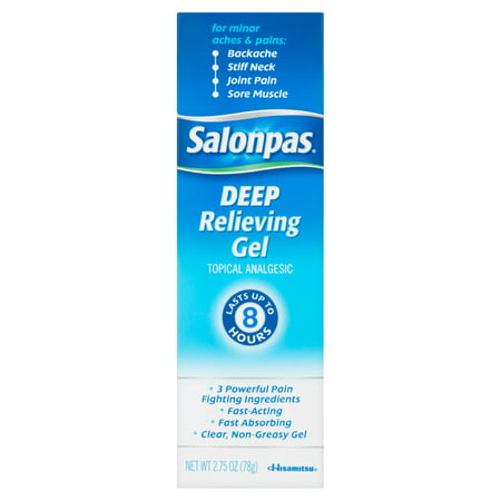 Salonpas Topical Analgesic Deep Relieving Gel, 2.75