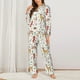 thumbnail image 2 of Balery Cute Little Animals Conjunto de Pijama con Estampado para Mujer, Conjunto de Dos Piezas con Manga Larga, Ropa de Dormir Suave con Bolsillos, Pijamas Cómodos-Large, 2 of 7