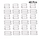 thumbnail image 4 of unbranded 40Ud Hebillas Ajustables Para Ropa Interior Con Doble Tamaño Y Color Plata, 4 of 5